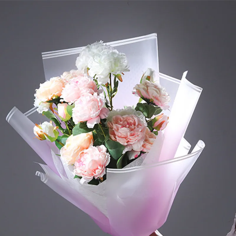 Wholesale Bouquet Korean Paper for Flowers Film Transparent Gift Wrapping Paper