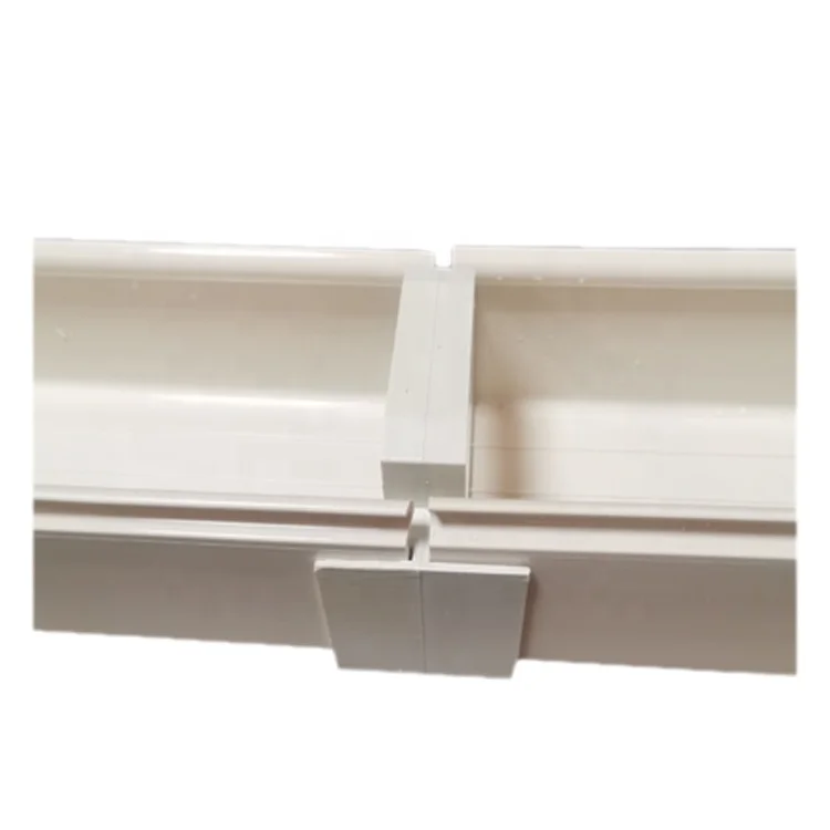 K-Style PVC Roof Water Drain System Square Plastic Water Rain Gutter for Rain Gutters