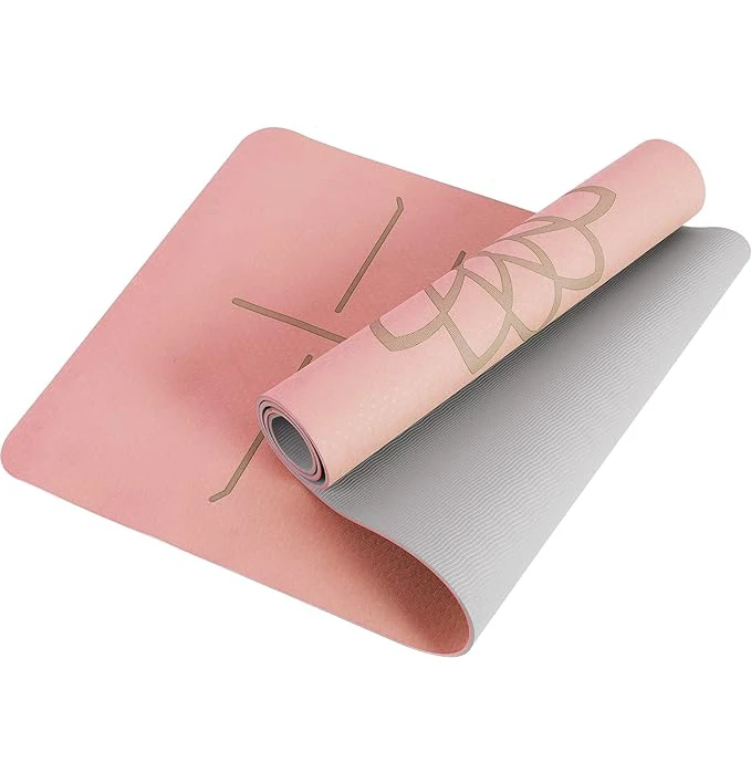 Amyup hot environment natural yoga mat custom instructional yoga mat with poses printed on it china design yoga mat