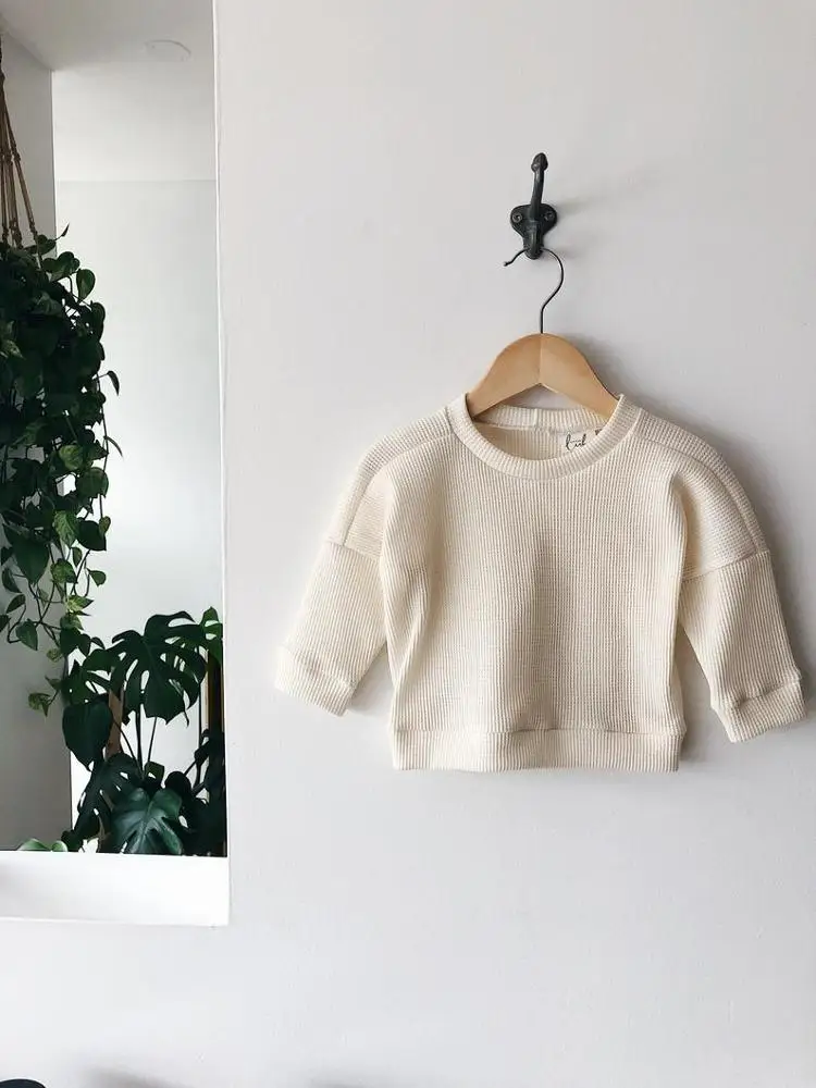 
Baby Waffle Long Sleeve Shirt White 