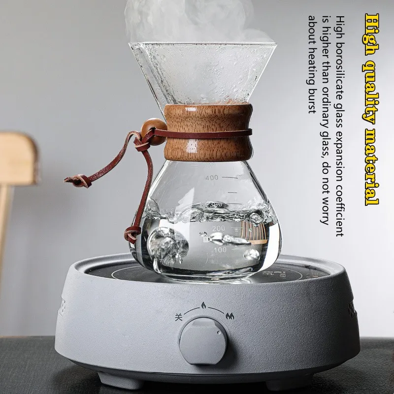 Barista Series Accessories Pour Over Coffee Maker Pot With Stainless Steel Filter Dripping Coffee Reusable Coffee Filter