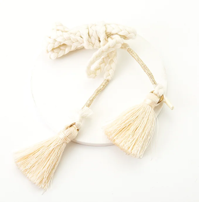 Fashion Binding tassel hanging tassels tied rope belt crafts art rope hanging decoration processing