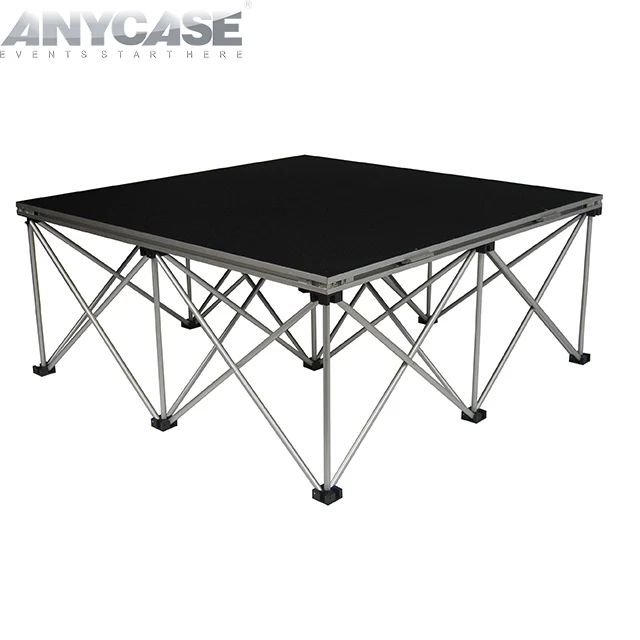 Heavy Loading Easy assemble portable stage with 16' high legs