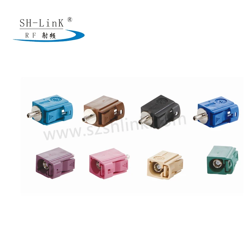 car FAKRA right angle female honda connectors for cables