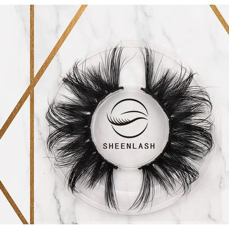 SHEENLASH wholesale mink lashes 5D mink eyelashes vendor 25mm mink eyelash
