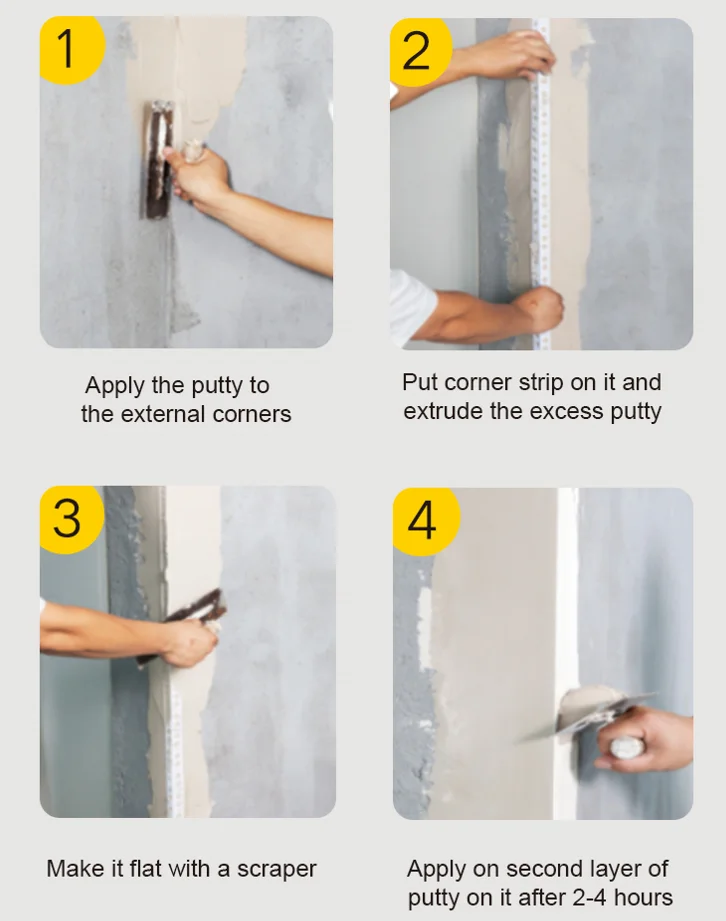 Qualified New PVC  Better Performance High Strength Plastic Corner Bead for Wall Edge