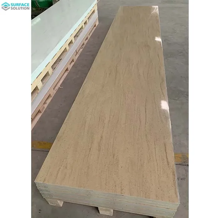 Factory Price 6~30mm Thickness Artificial Stone Modified Acrylic Solid Surface White Marble Sheet For Kitchen Countertop