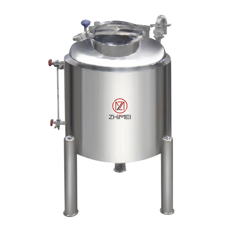 Double wall fuel liquid storage tank double layer container juice perfume cream oil beer milk storage tank