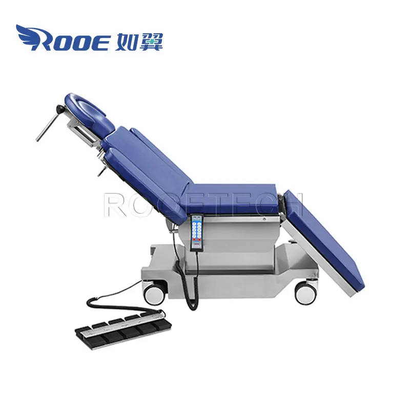 304 Stainless Steel Electric Lift Lateral and Horizontal Sliding Ophthalmology Operating Room Surgical Table