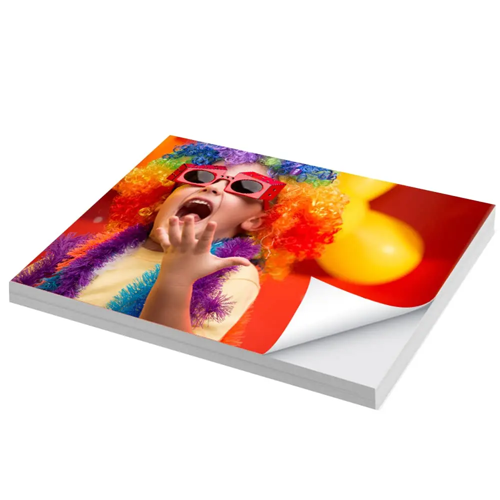 Adhesive Photo Copy Paper High Glossy A4 Photocopy Paper Brand for Inkjet Printer and Laser Printer