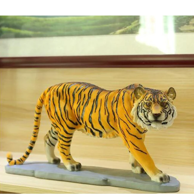 Tiger animal resin sculpture