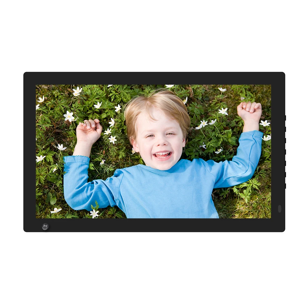 18.5 inch Digital Photo Frame with Motion Sensor 19 inch Advertising Player loop videos pictures via USB/SD card