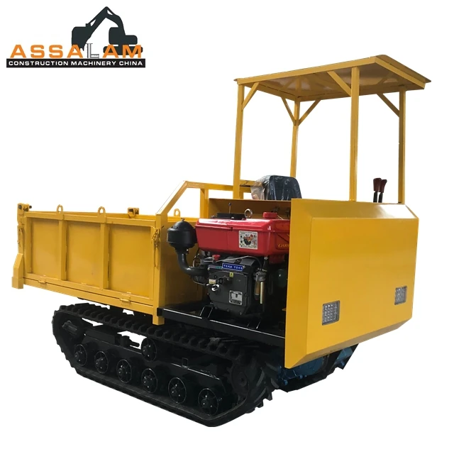 EPA Engine Agricultural Farm Use 1ton 1.5 Ton Crawler Dumper Truck Gasoline Mini Transporter for Sale