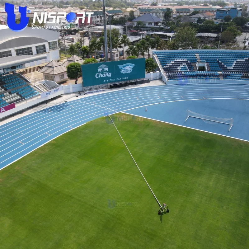 Unisport Approved Prefabricated Rubber Running Track Sport Flooring Running Track For School