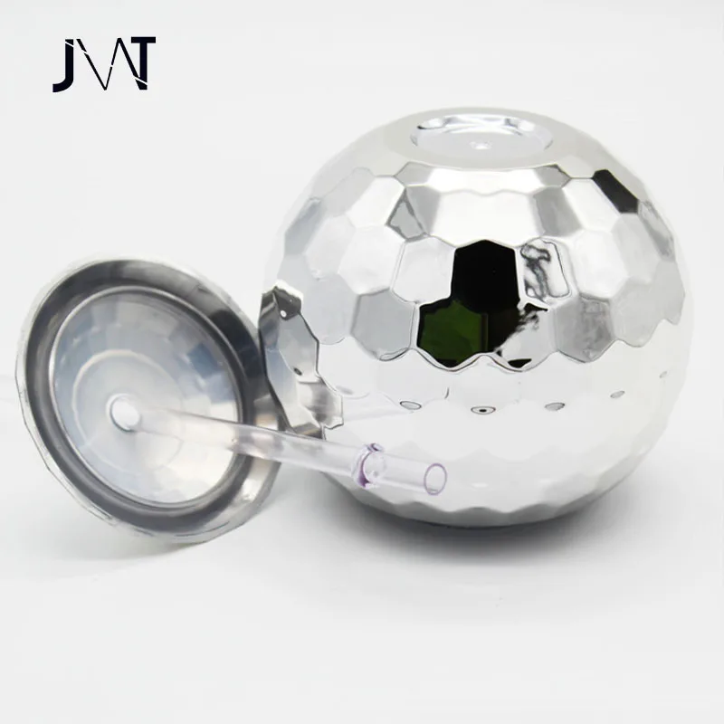 JWT Colorful Disco Ball Drinking Cup 20oz disco party cup bpa free plastic ball tumbler