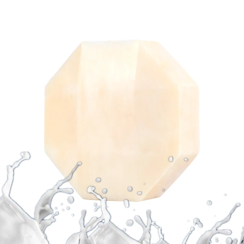 
Wholesale OEM Handmade Goat Milk Soap Bar Soap Face Whitening Clean Skin Care Beauty Essential Oil Remove Mites Soap 