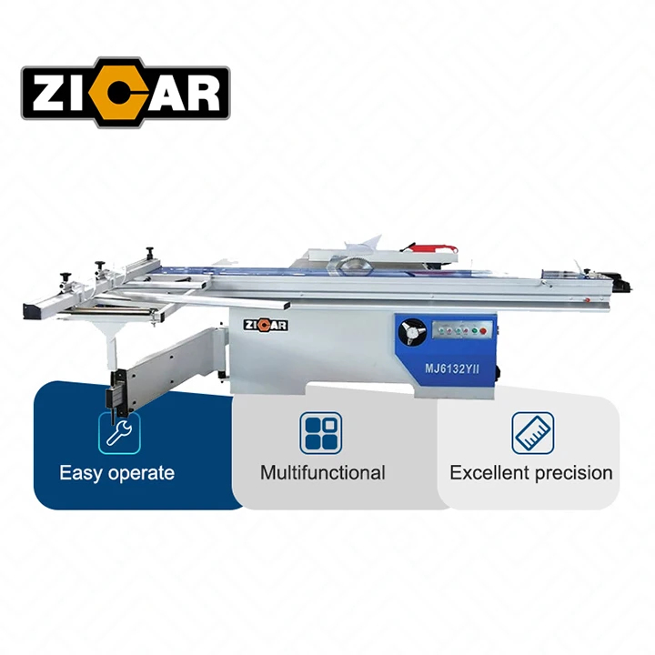 ZICAR saw machines wood cutting machine High precision multi purpose bench saw sliding table