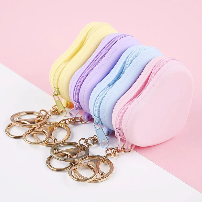 Силиконовый кошелек для мелочи с логотипом на заказ животными маленький Женский мини милый ключей сумочка промо-подарков