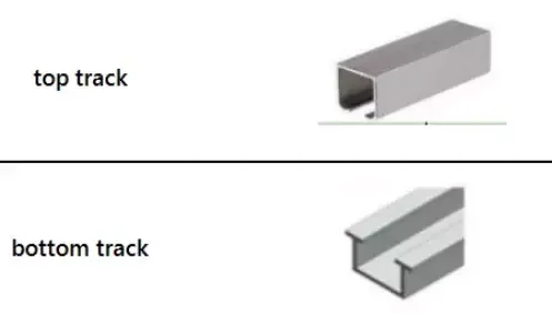 Stainless steel hardware sliding folding frameless glazing systems tempered glass interior bifold door