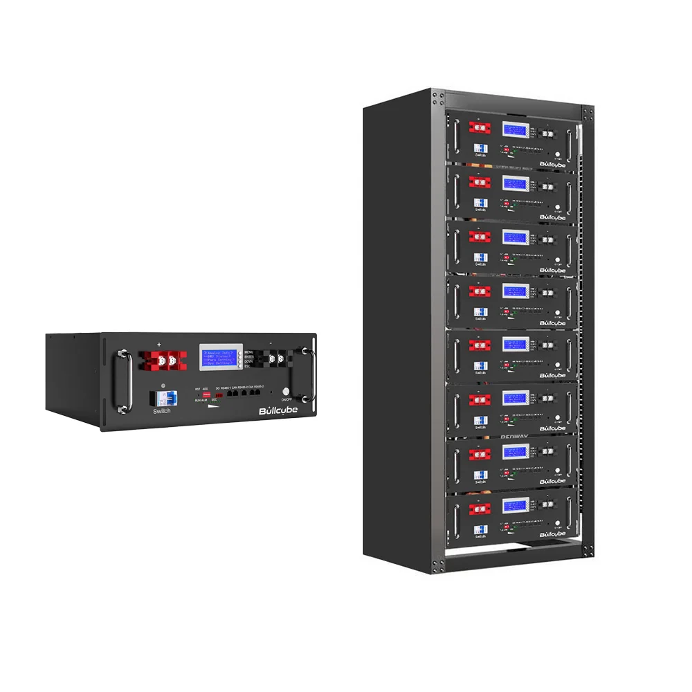 Bullcube OEM & ODM настроенный 2.56kwh 5kwh 7.68kwh 10kwh 15kwh lifepo4 аккумулятор 24v стойка для батареи