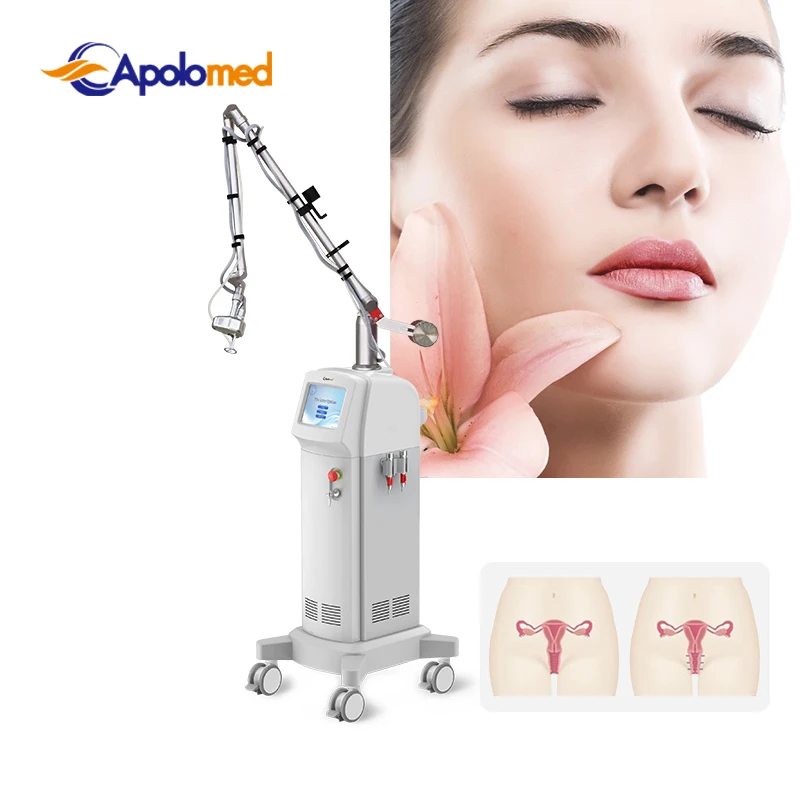 APOLOMED medical dermatology derma co2 laser fractional medical equipment cosmetic surgery machine