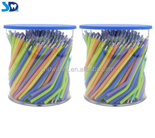 CE Certified Disposable Dental Three-Way Syringe Tips Made of Durable Plastic for Turbine Powered Use