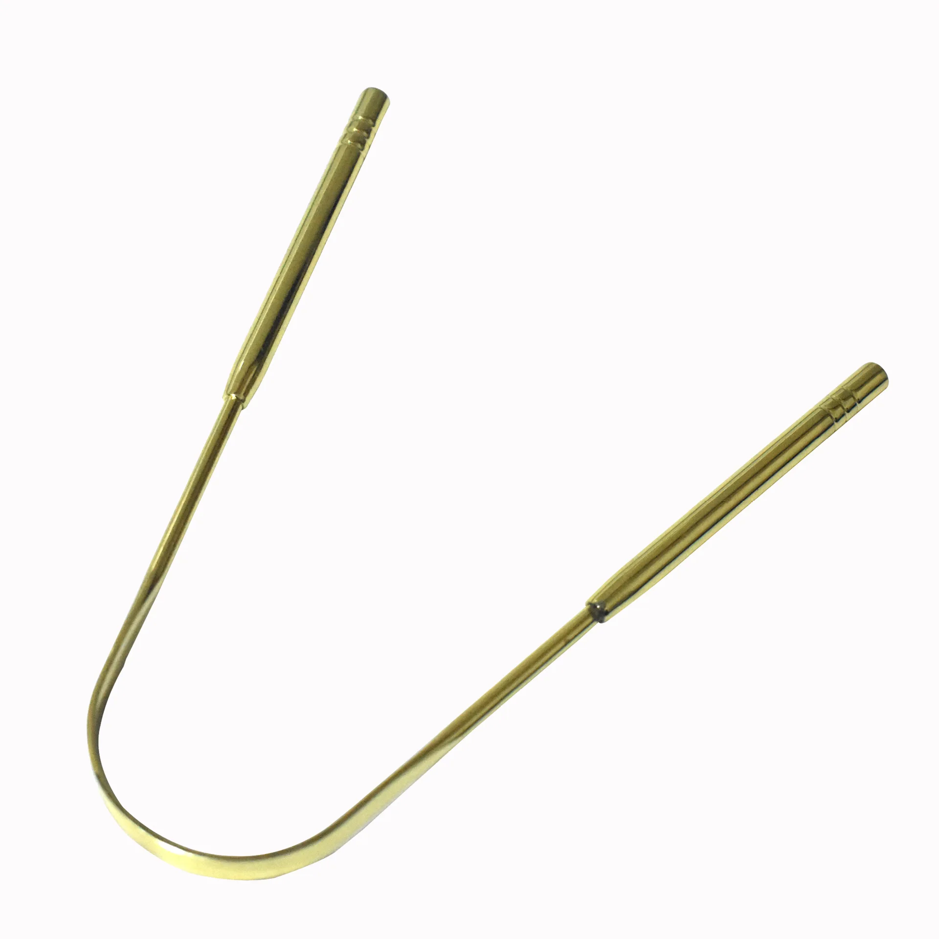 Hot Sale Stainless Steel  Gold/Rose Tongue Scraper Cleaner Scraper Copper