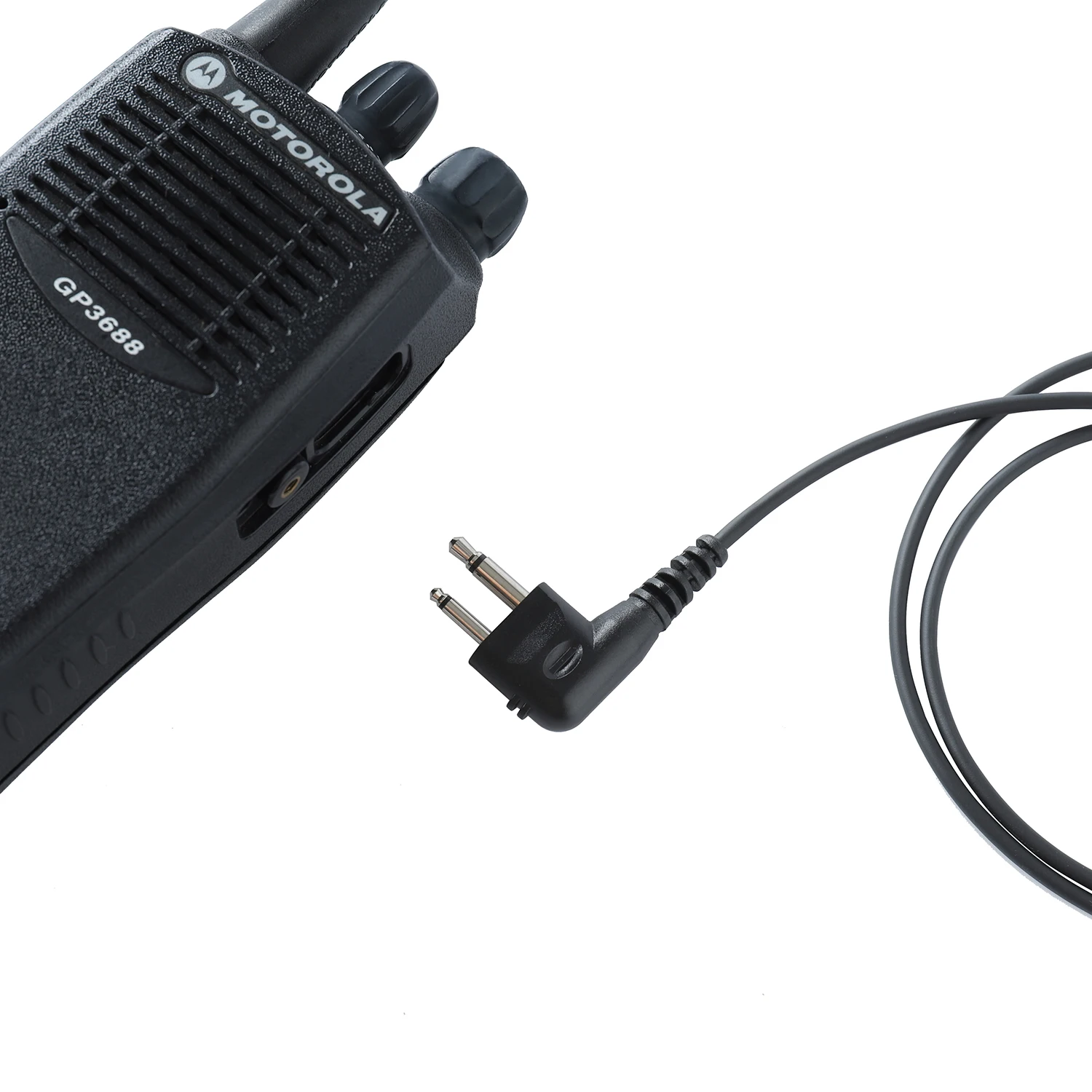 Single Wire Two Way Radio Headset M-type Walkie Talkie Earpiece Transparent Acoustic Tube