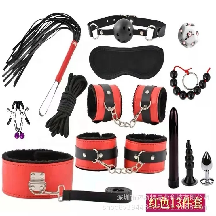 Vico bdsm 13pcs bondage factory price SM bondage restraint 10 Pcs Bed Bondage Kit BDSM Fetish toy