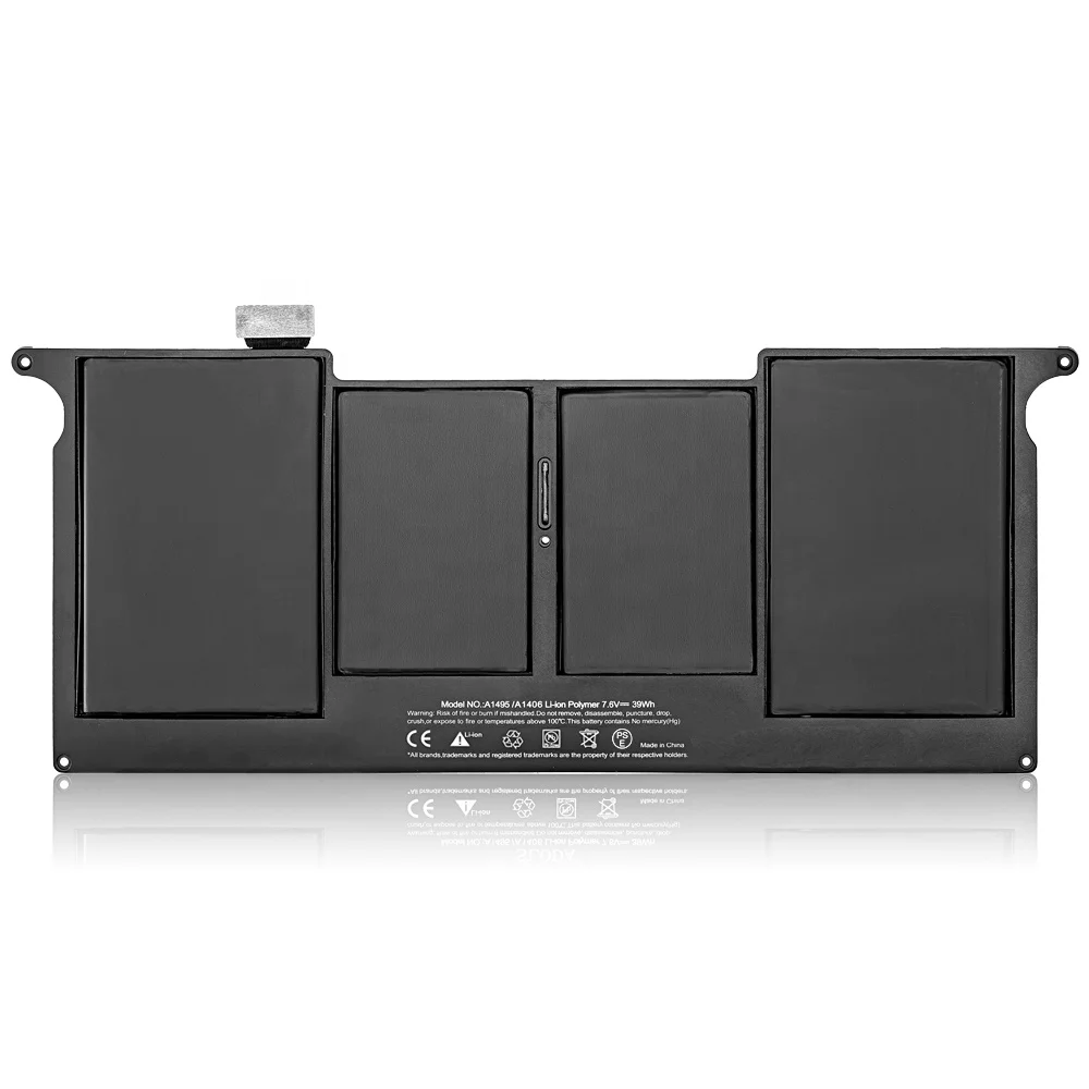 7.3V 35WH 5200mAh 11' Laptop Battery For Macbook AIR 3.1 2010 A1375 A1370 MC505 MC506