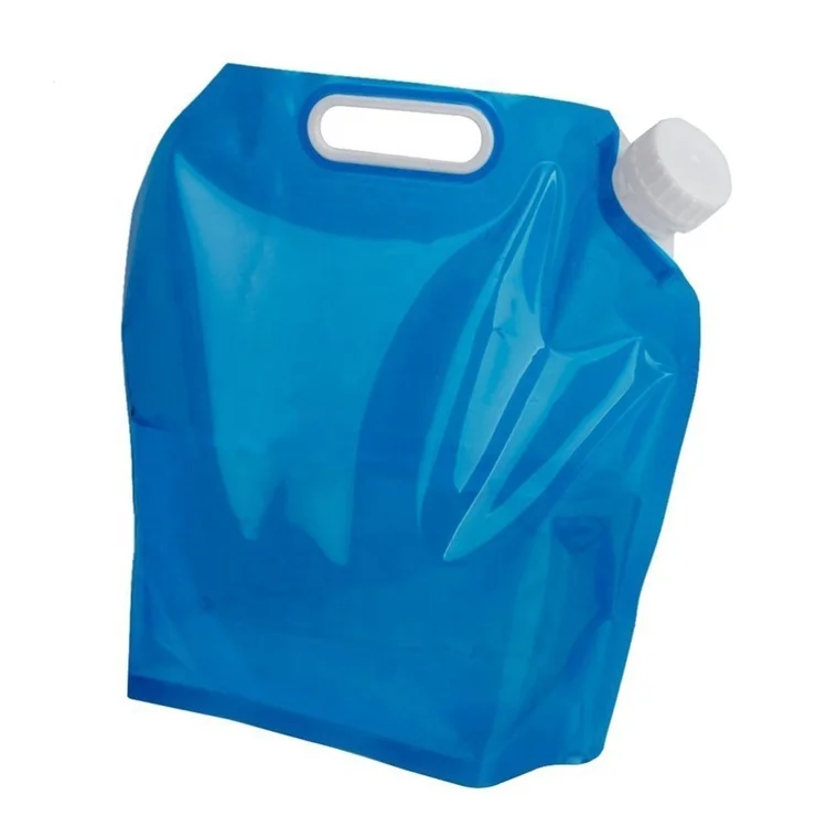 10 Liter Premium Collapsible No-Leak Freezable Foldable Water Container Bag