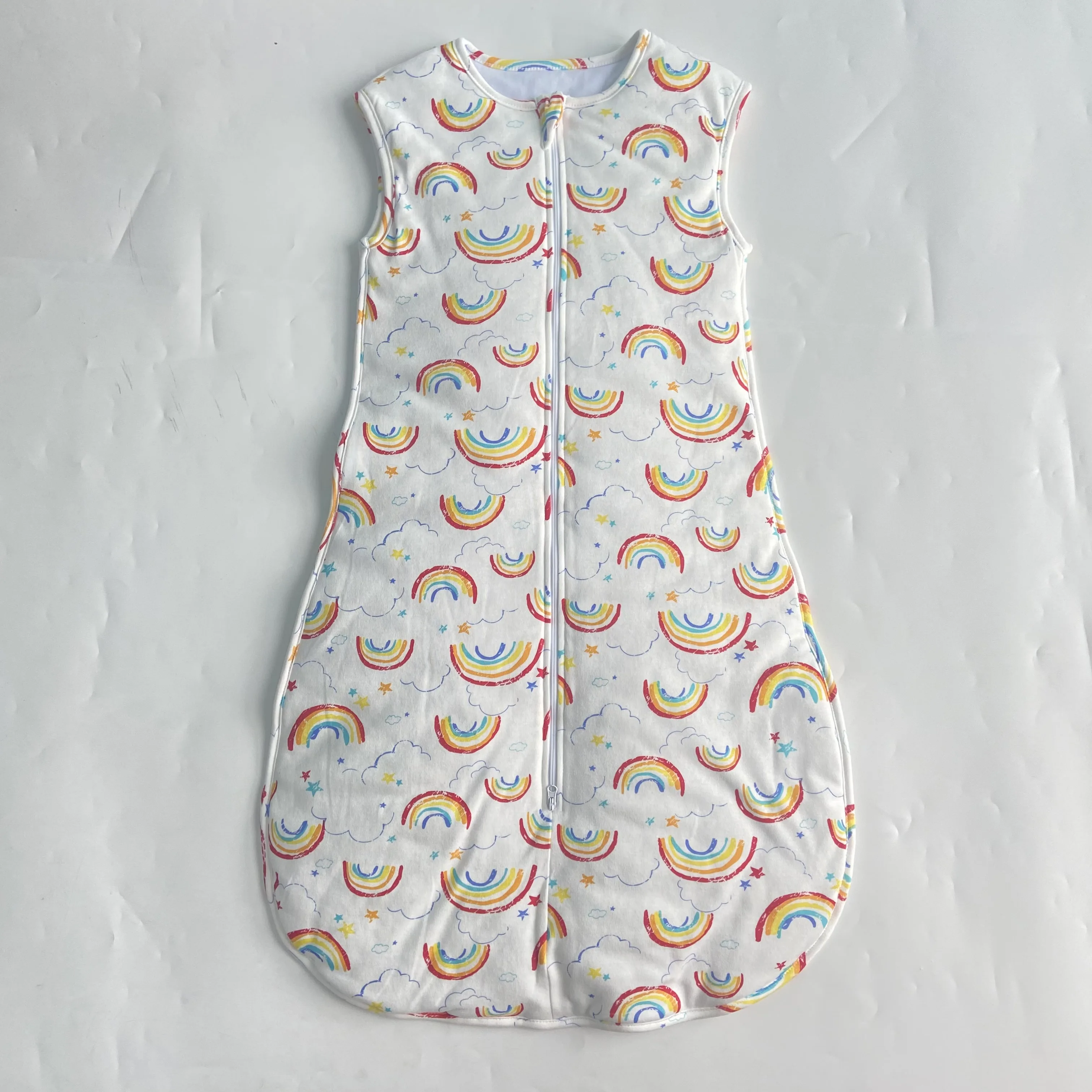 custom  two ways zipper sleeping bag for baby  bamboo boy baby sleeping sack blanket organic cotton baby sleeping sack