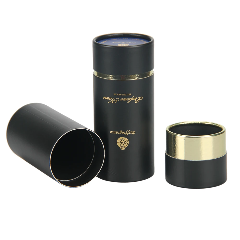 High Quality Printing Hot Stamping Packaging Cardboard Cylinder Round Paper Tube With Custom Lid