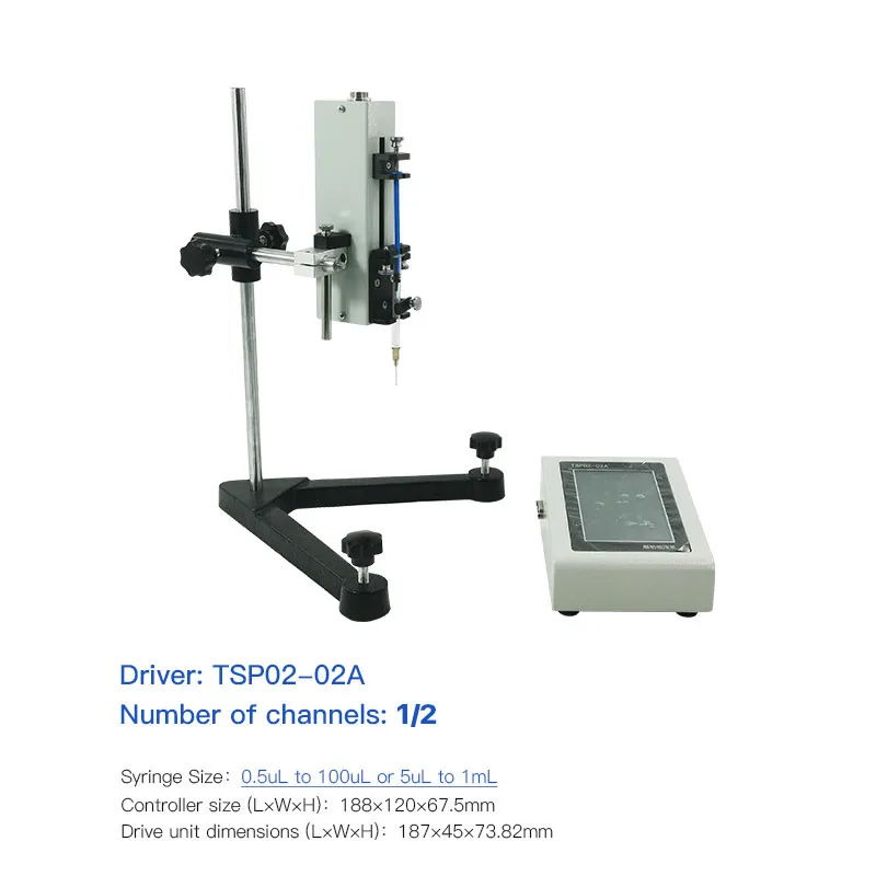 TSP02-2A Brain stereo locator micro-supporting microfluidic pump split injection pump biological laboratory pump