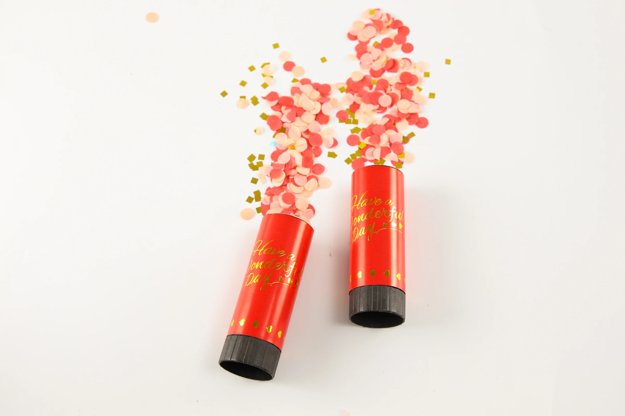 Wholesale paper poppers Party city confetti party shooter confetti popper Spring party popper rush cannon confetti without fire