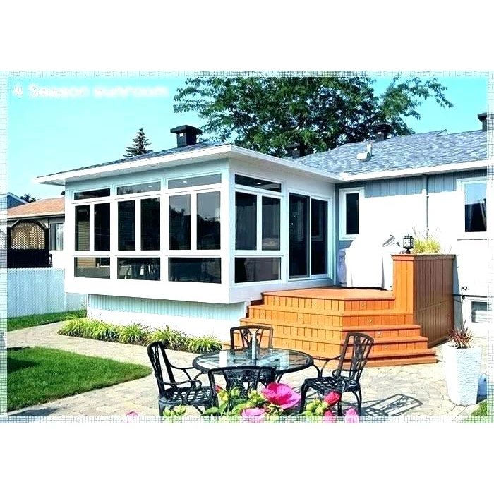 Four Season Room With Front Veranda Design 4 Season Solarium Sun Room