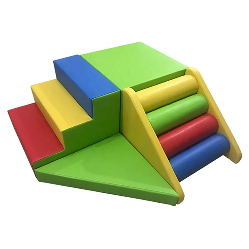 Soft climbing stairs toddler soft play equipment climbing indoor playground combination for Early Education Center