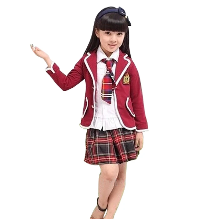 Make my product in china uniform school red blazer с длинным рукавом школьная