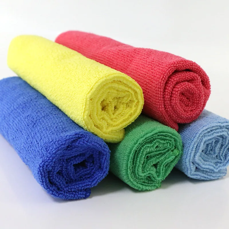Wholesale Microfiber Cleaning Towels for Kitchen Different Sizes Thicken Towels Logo Customization Free Samples Kitchen Supplies