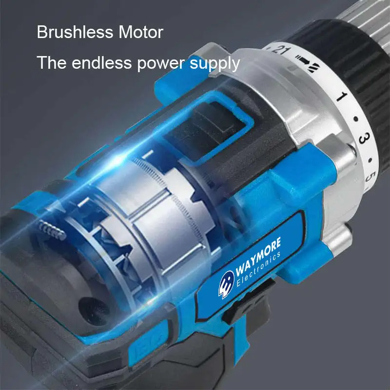 Waymore Economical Cordless Dual Craft Hammer Drill Rechargeable cordless screwdriver drill