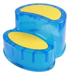 Manufacturer Wholesale Plastic Non Slip Child Two Color Double Layer Stepping Stool