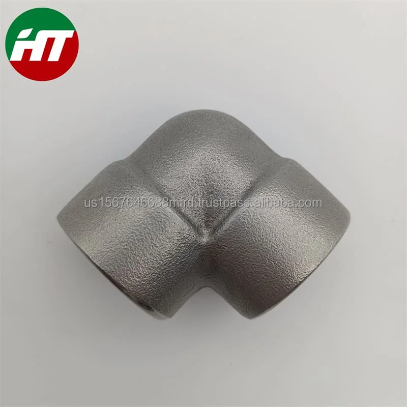 Couplings A182 316L Astm Gr F53 F60 F304 Material Forged Steel Bushing Threaded Elbow Fitting