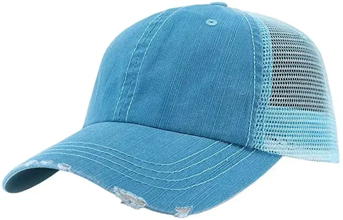 Factory Wholesale cotton polyester trucker hat with patch flag trucker hat embroidery professional custom trucker hat