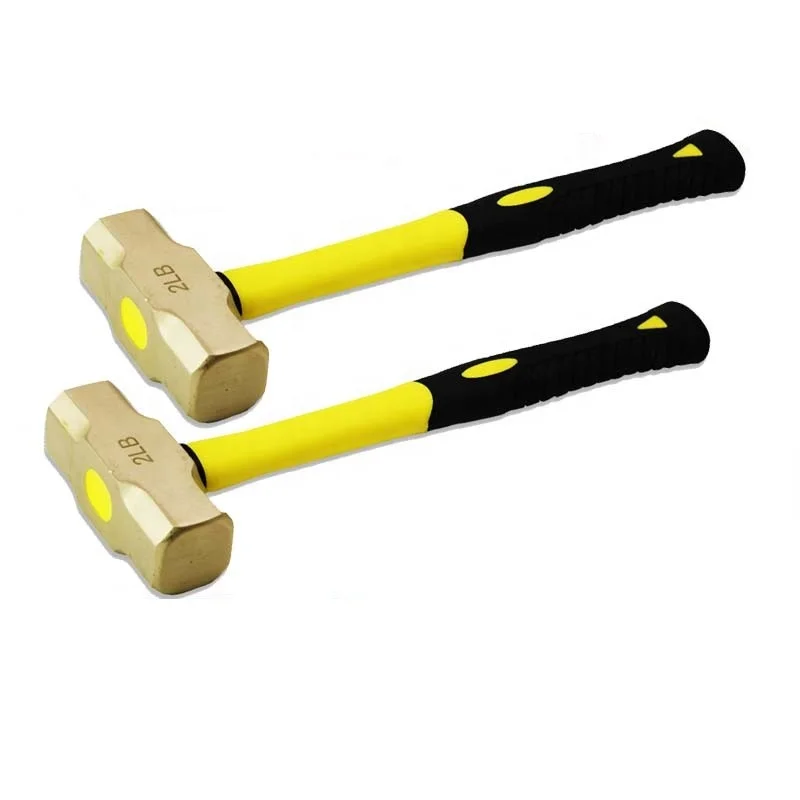 China OEM factory Non sparking Safety brass Sledge hammer beryllium copper sledge hammer