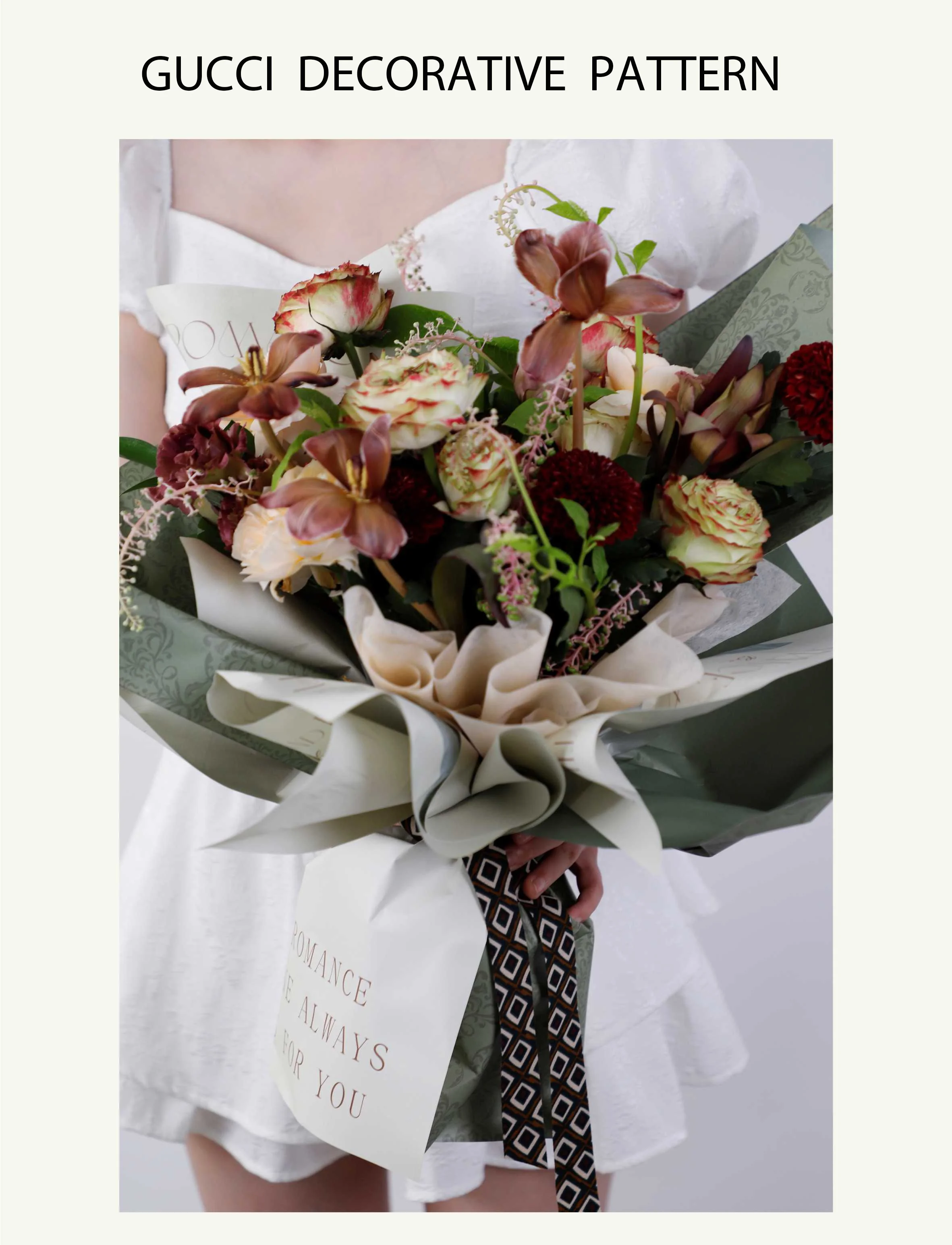 New Fashion Wrapping Flower Paper Florist Supply And Materials Plastic Flower Wrapping Paper