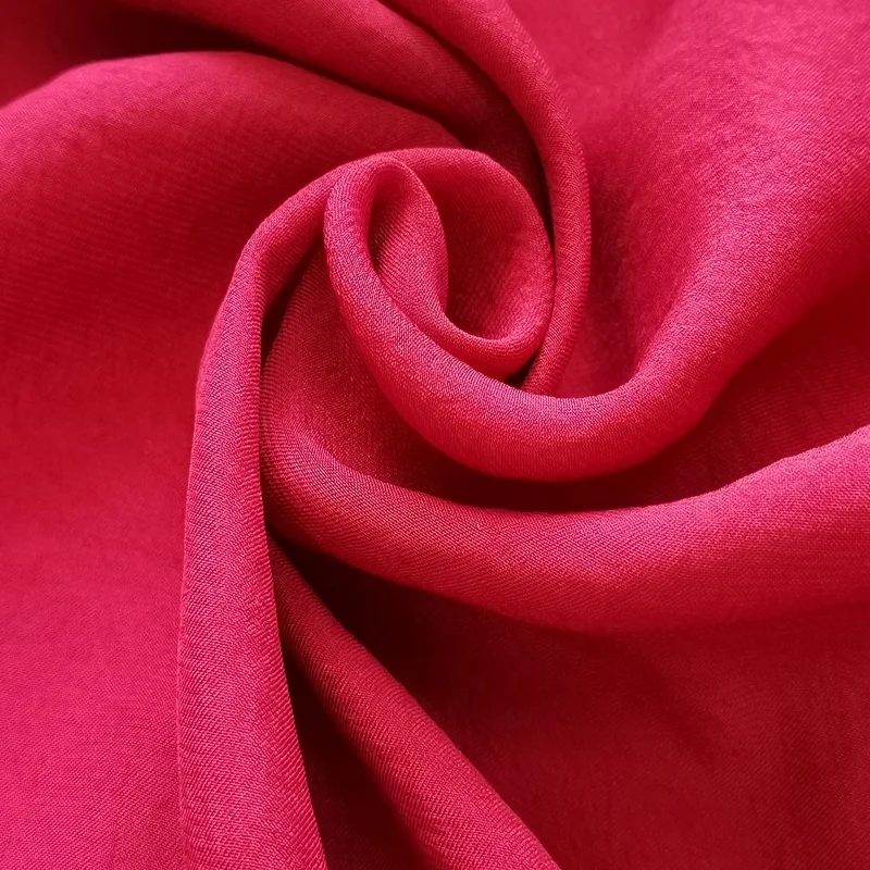 polyester peach skin fabric dyed for women dress