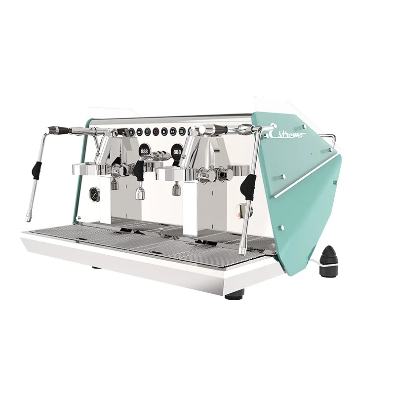 Best Quality Dual Group 11L Boiler E61 Brewing Group Electric Control Espresso Coffee Machine for Business