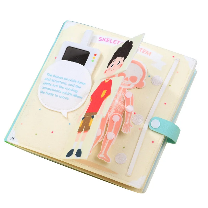 2024 Hot Selling Felt Quiet Activity Book.Toddlers  Busy Book for Early Education, Montessori Education Felt Book