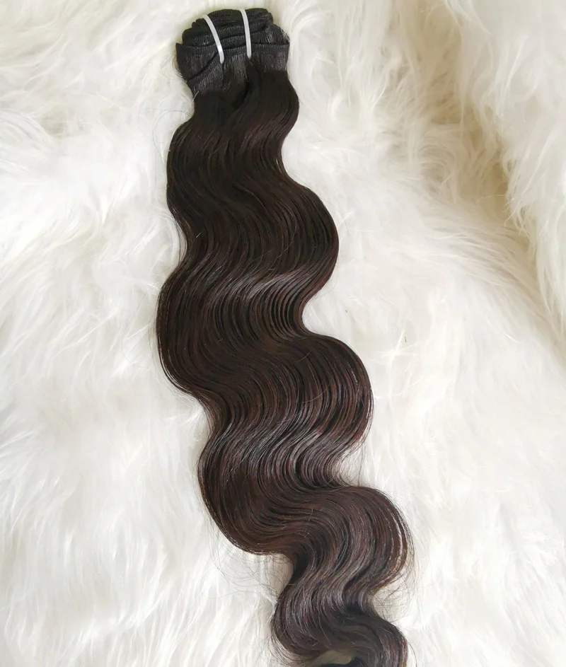 Last more than 5 years Raw body wave bundles raw virgin weft top quality Raw raw indonesian hair