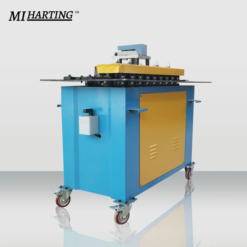 sheet metal rectangular hvac air duct lock former S clip snap lock forming machine S snap pittsburgh lockformer machine